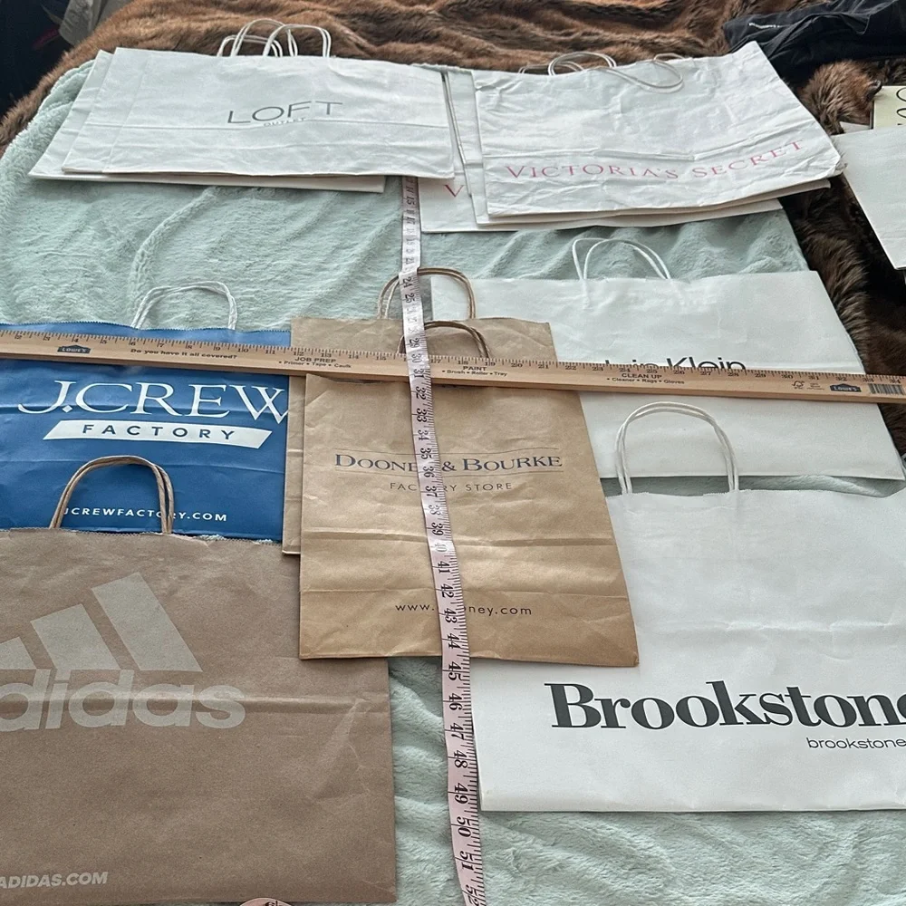 12 Assorted Empty Gift Wrap Bags